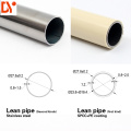 DY187 Diameter 28mm colourful PE Coated  kaizen steel lean pipe /Tube for Flexible assembly worktable